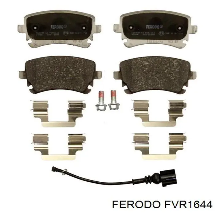 Задні гальмівні колодки Ferodo FVR1644 ціна, від 35.11 USD