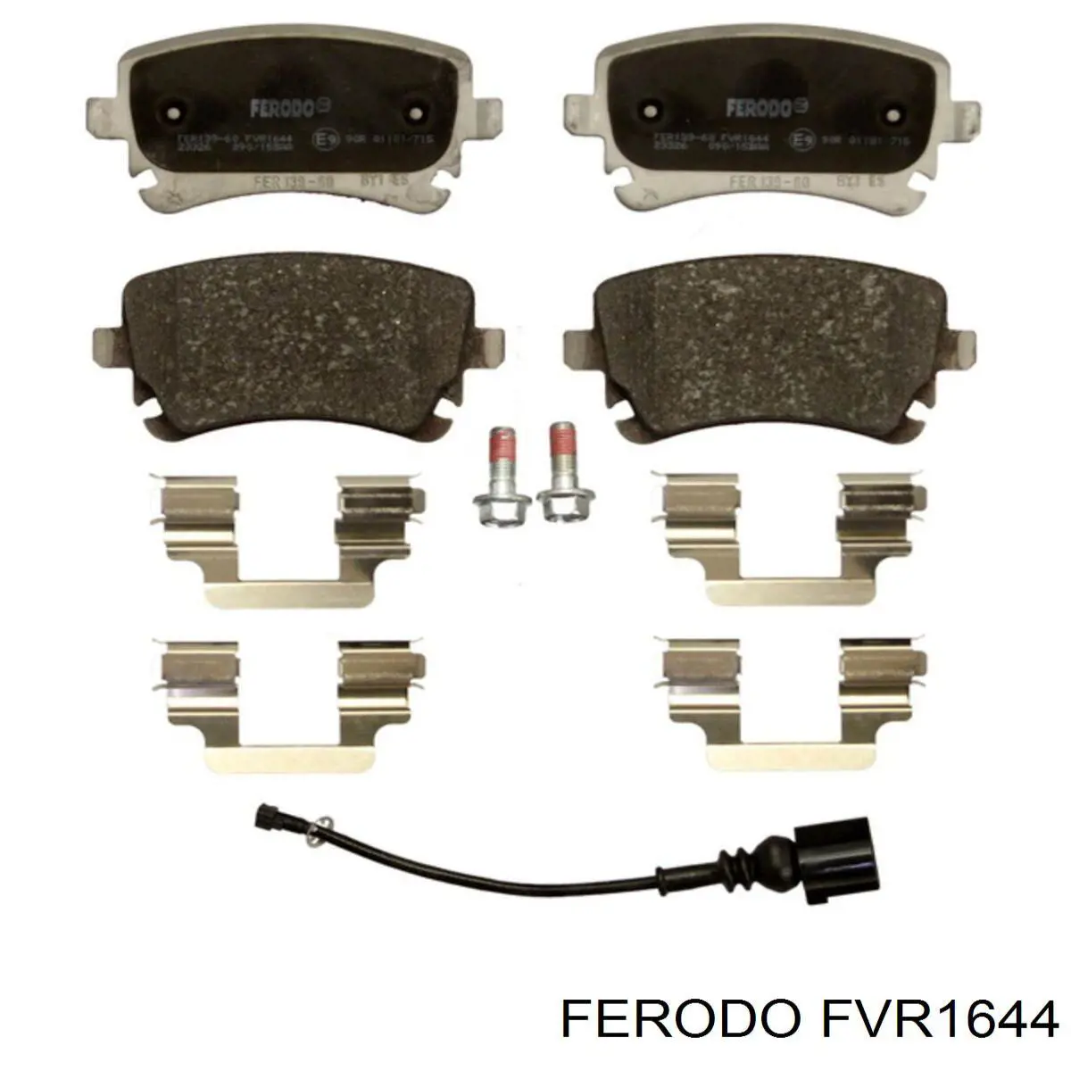 FVR1644 Ferodo Колодки гальмівні задні, дискові