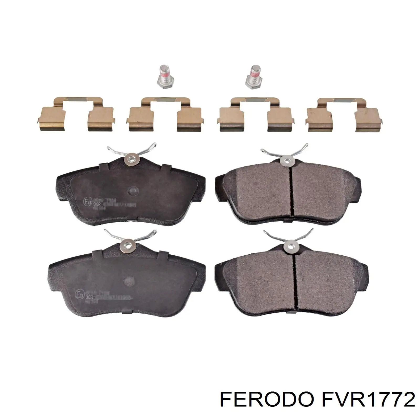 Задні гальмівні колодки Ferodo FVR1772 ціна, від 23.48 USD