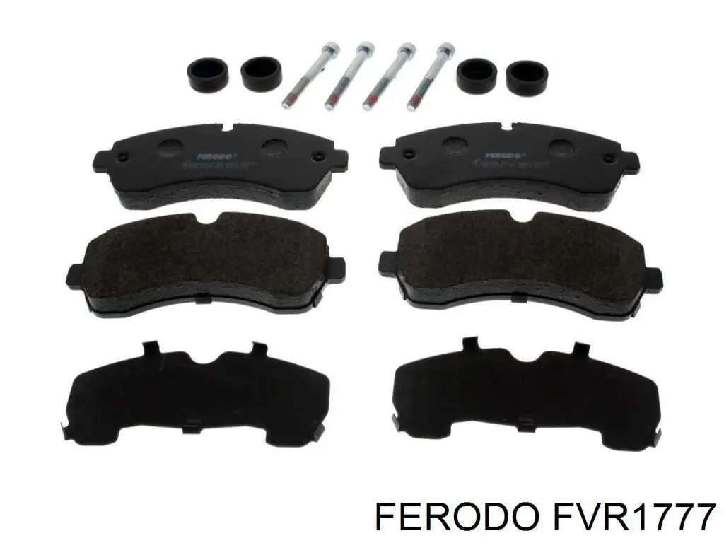 FVR1777 Ferodo колодки гальмівні передні, дискові