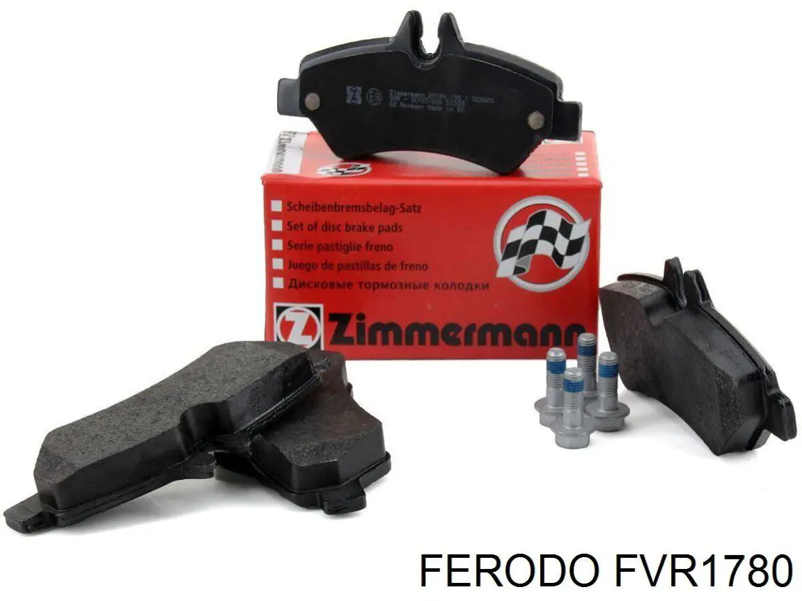 Задні гальмівні колодки FVR1780 Ferodo