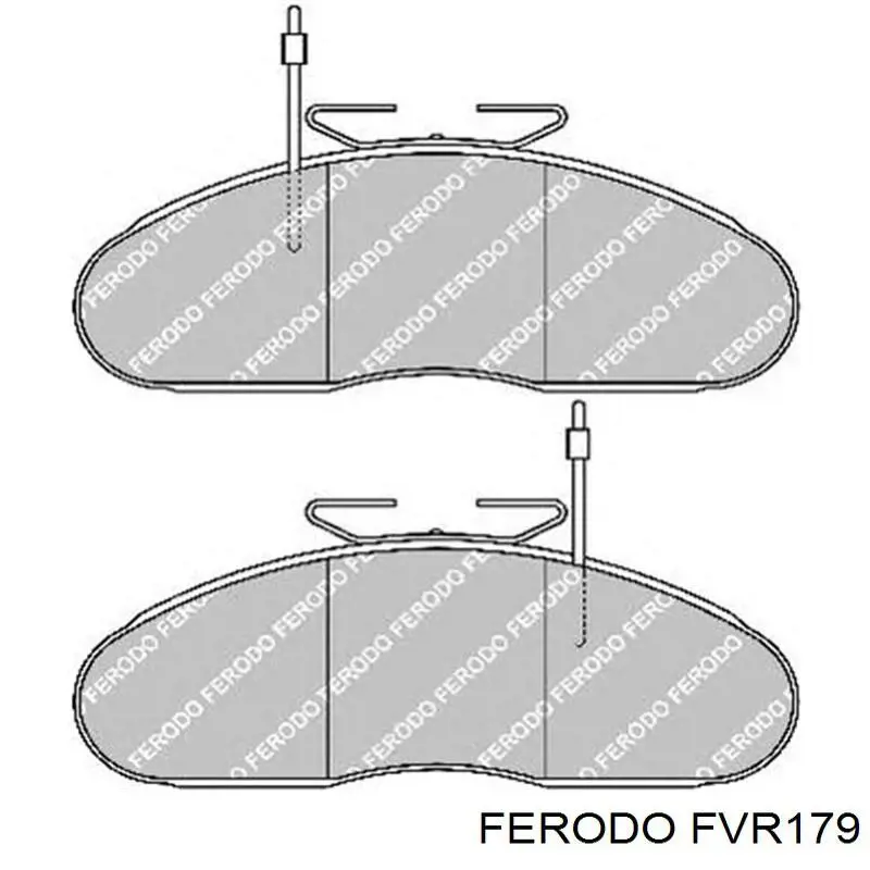 FVR179 Ferodo Передні гальмівні колодки