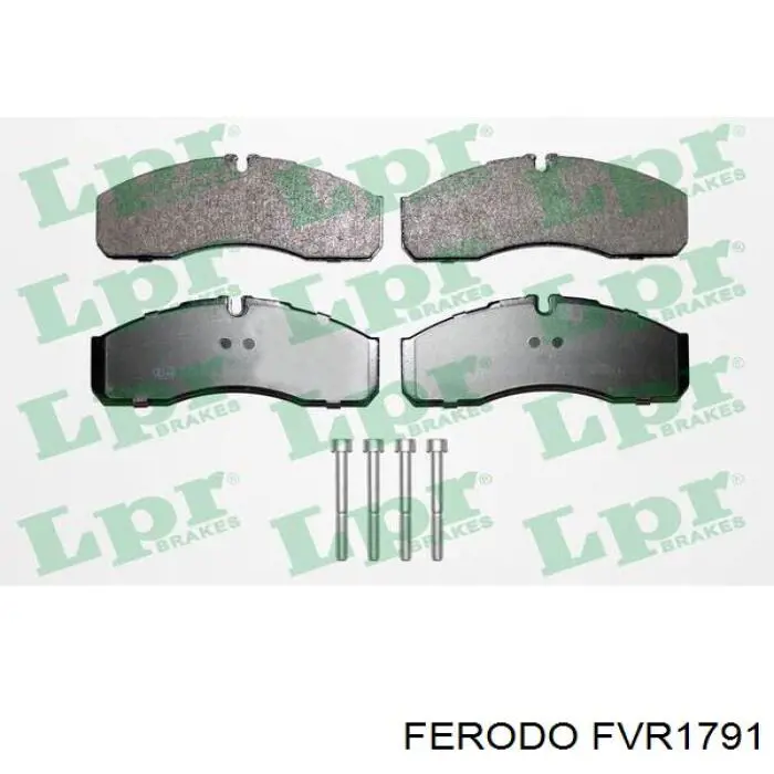Гальмівні колодки Ferodo FVR1791 ціна, від 29.96 USD