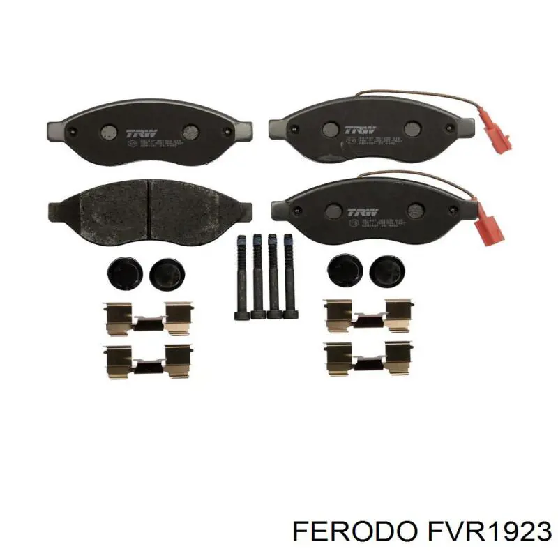 Гальмівні колодки Ferodo FVR1923 ціна, від 29.68 USD
