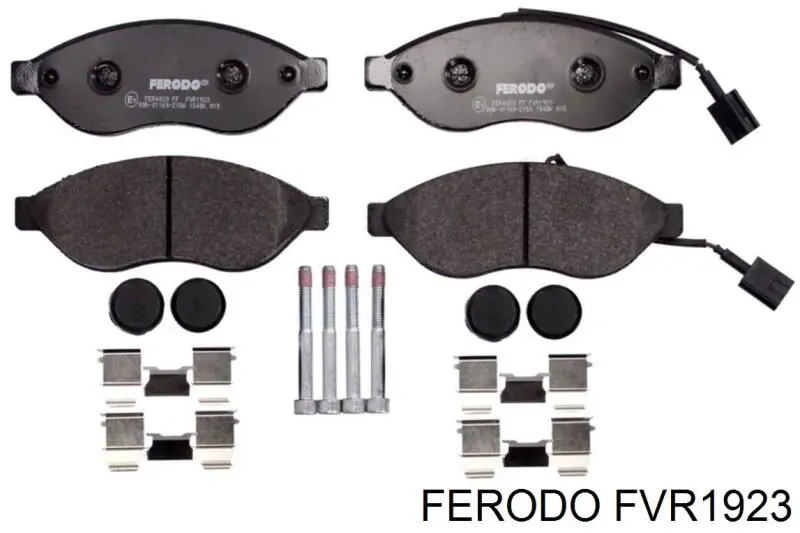 FVR1923 Ferodo колодки гальмівні передні, дискові