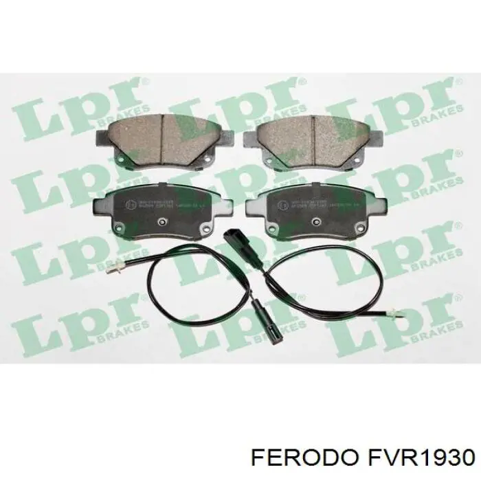 Задні гальмівні колодки FVR1930 Ferodo