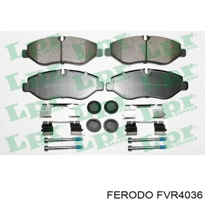Гальмівні колодки Ferodo FVR4036 ціна, від 27.02 USD