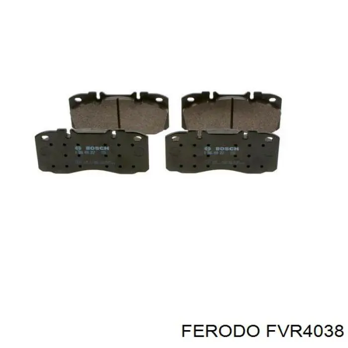 FVR4038 Ferodo Передні гальмівні колодки