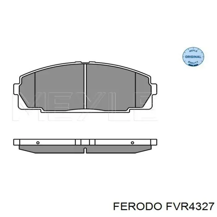FVR4327 Ferodo колодки гальмівні передні, дискові