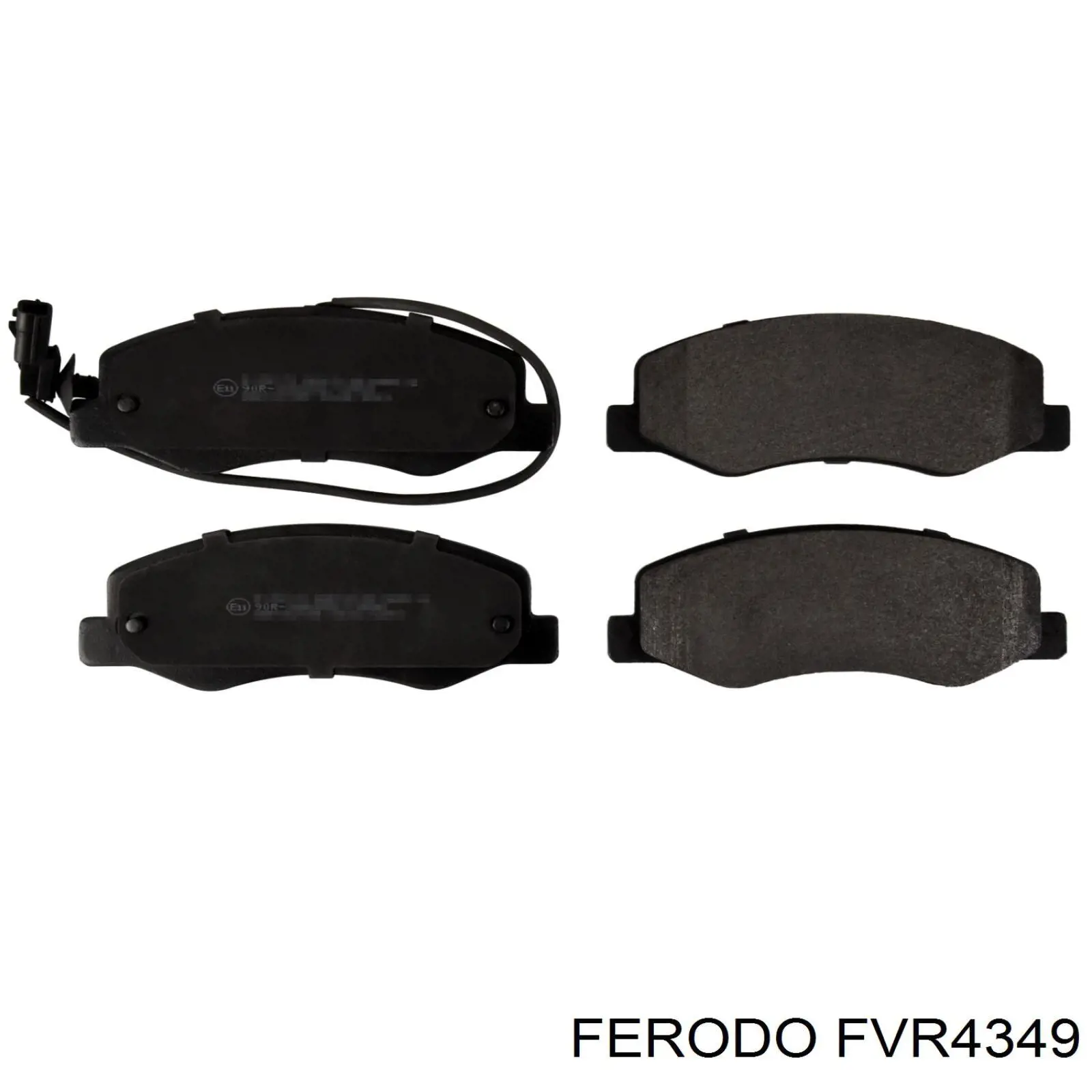 Купити FVR4349 Ferodo Задні колодки