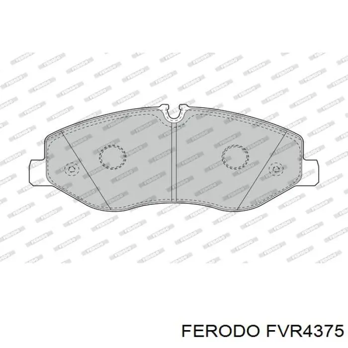 Купити FVR4375 Ferodo Колодки гальмівні передні, дискові