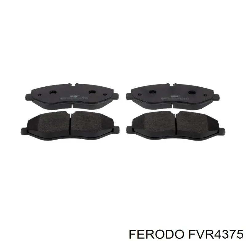 FVR4375 Ferodo Передні гальмівні колодки