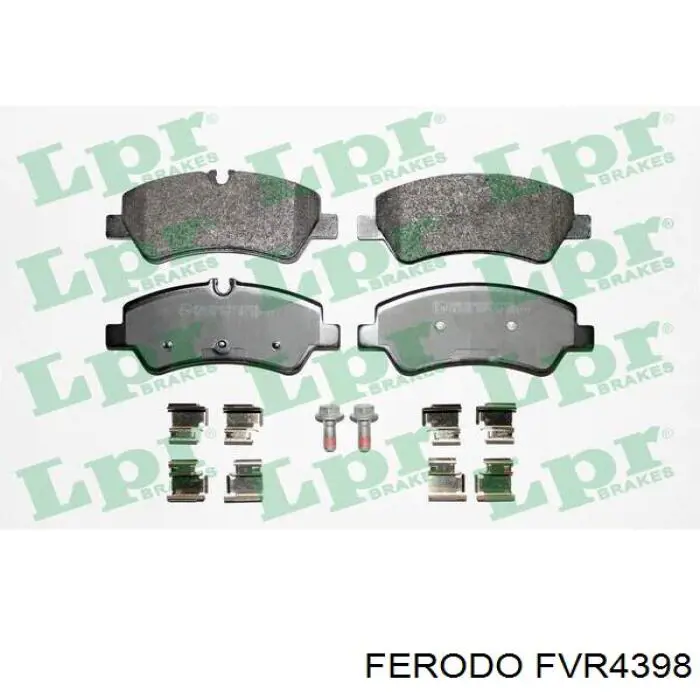Задні гальмівні колодки Ferodo FVR4398 ціна, від 22.55 USD