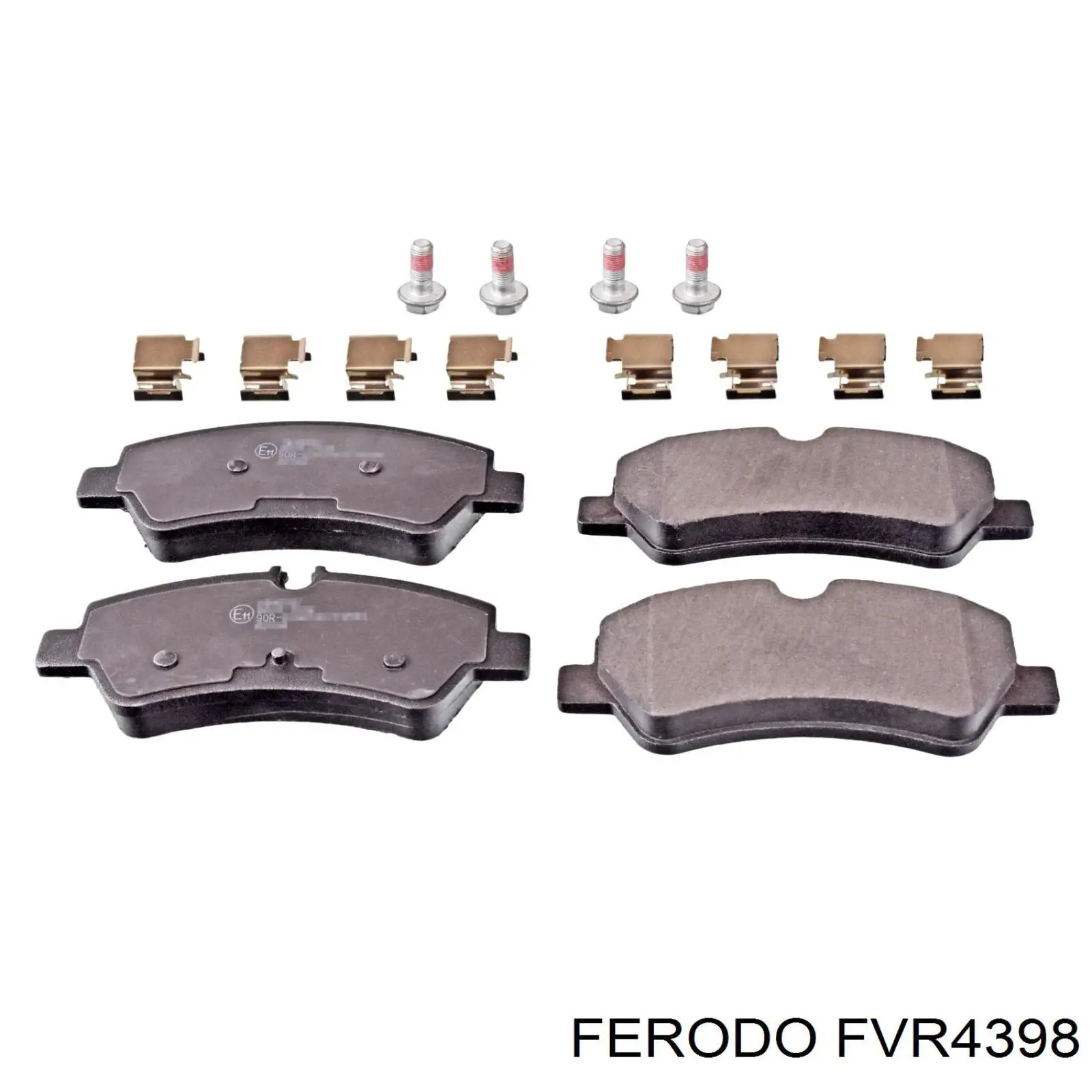 FVR4398 Ferodo Колодки гальмівні задні, дискові