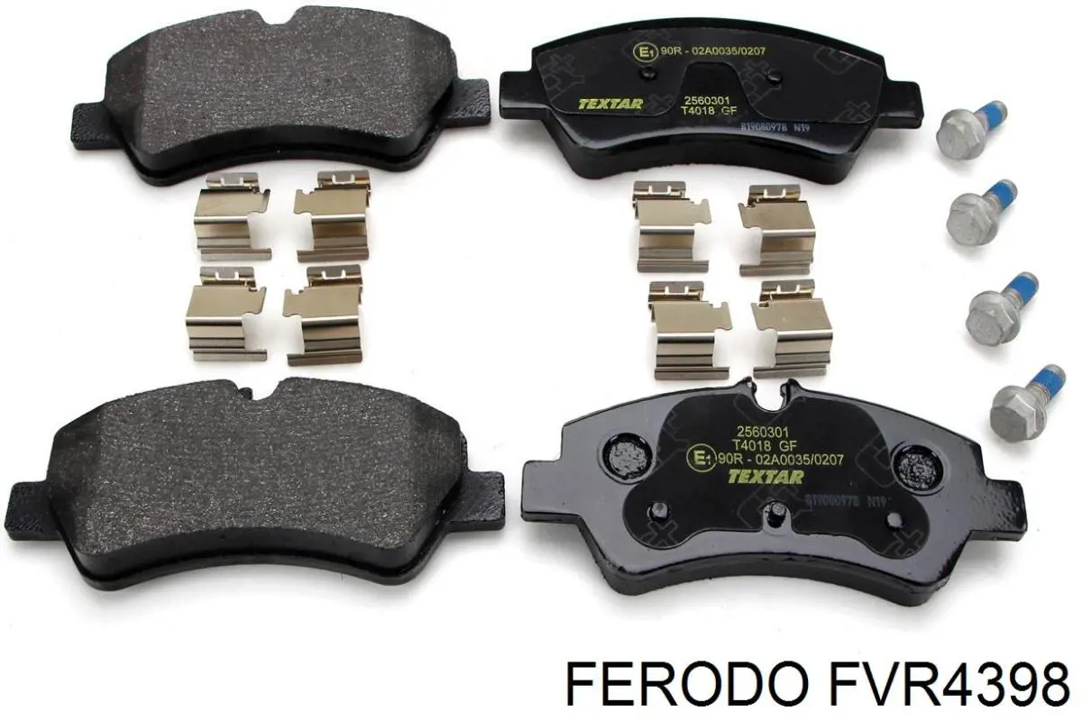 Задні гальмівні колодки FVR4398 Ferodo