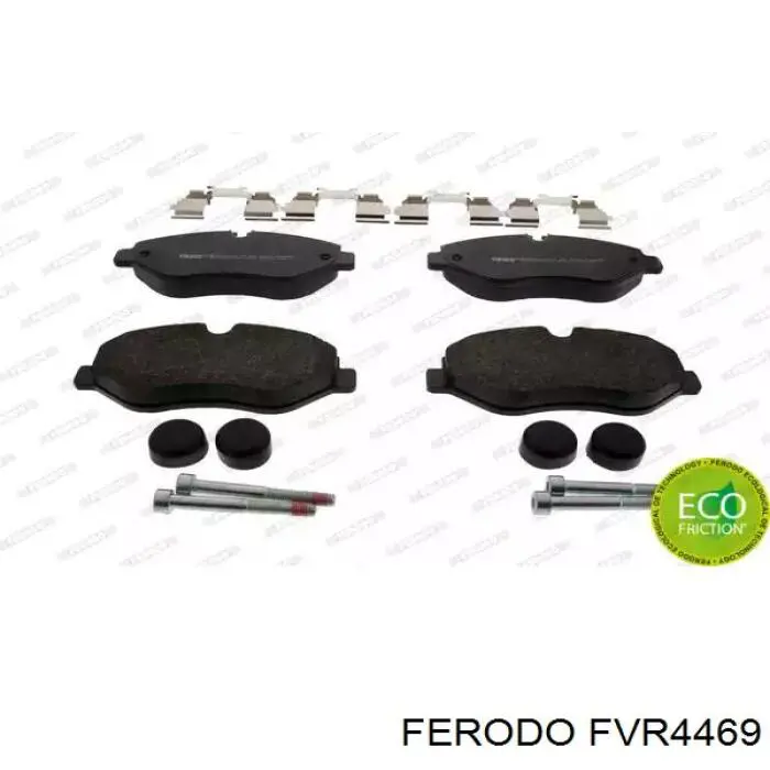 Гальмівні колодки Ferodo FVR4469 ціна, від 52.74 USD