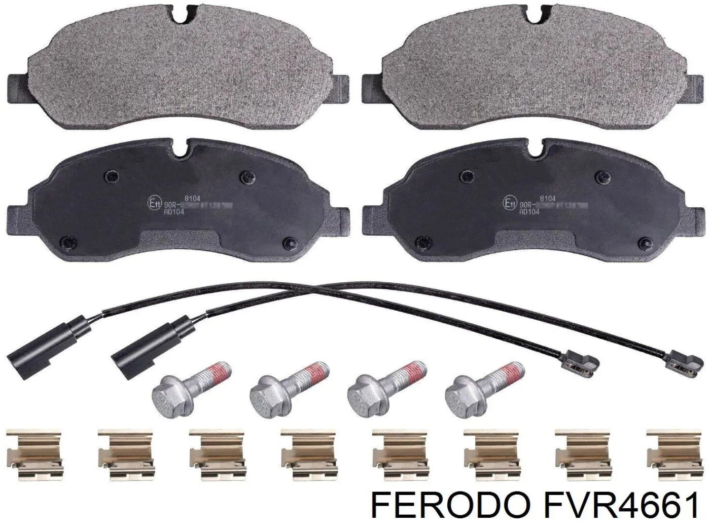 Гальмівні колодки Ferodo FVR4661 ціна, від 48.72 USD