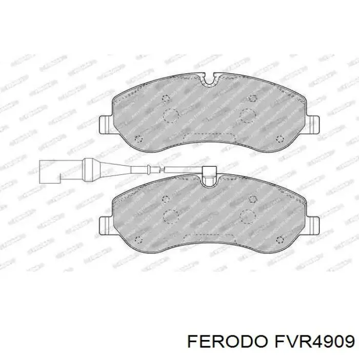 Купити FVR4909 Ferodo Колодки гальмівні передні, дискові