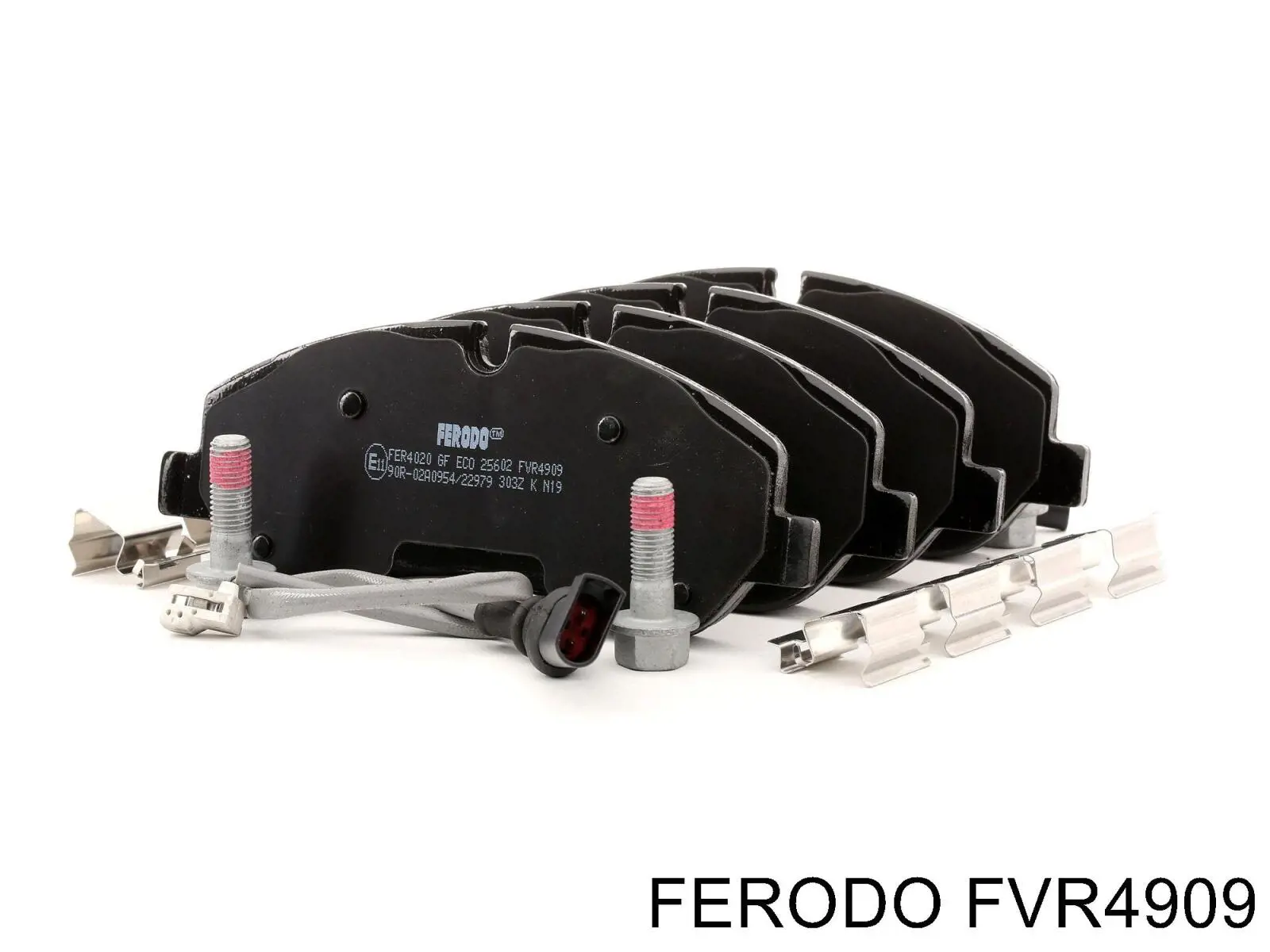 FVR4909 Ferodo колодки гальмівні передні, дискові