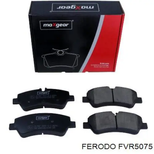 FVR5075 Ferodo Колодки гальмівні задні, дискові