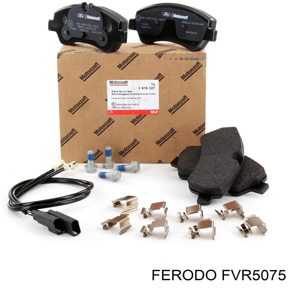 Задні гальмівні колодки Ferodo FVR5075 ціна, від 34.57 USD