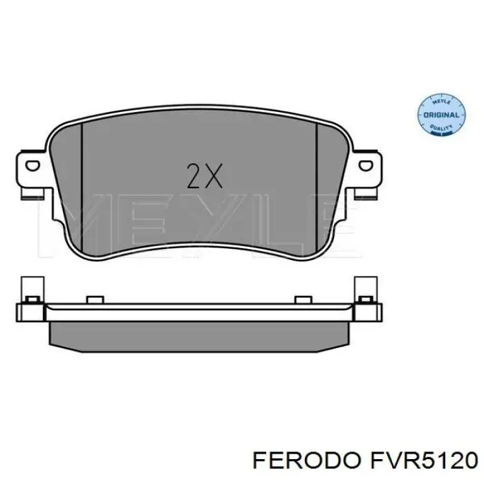 Купити FVR5120 Ferodo Задні колодки