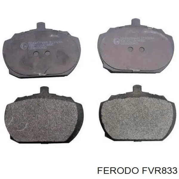 FVR833 Ferodo колодки гальмівні передні, дискові