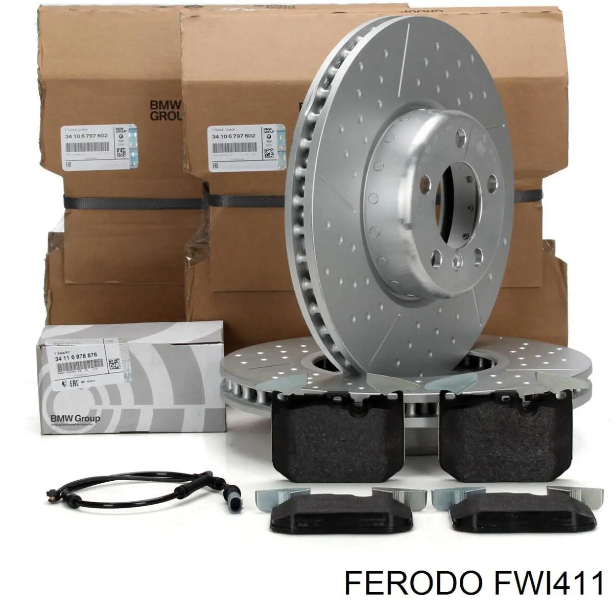 FWI411 Ferodo Датчик зносу гальмівних колодок