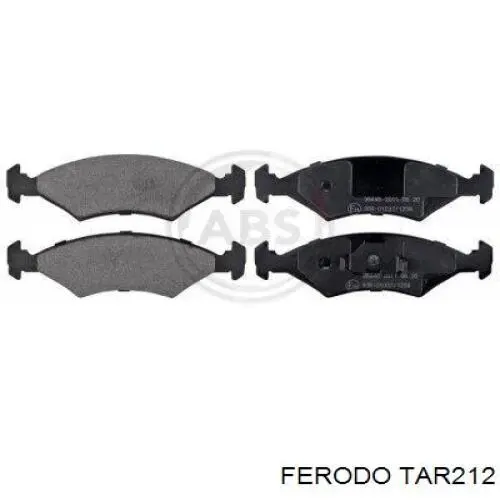 Гальмівні колодки Ferodo TAR212 ціна, від 13.04 USD