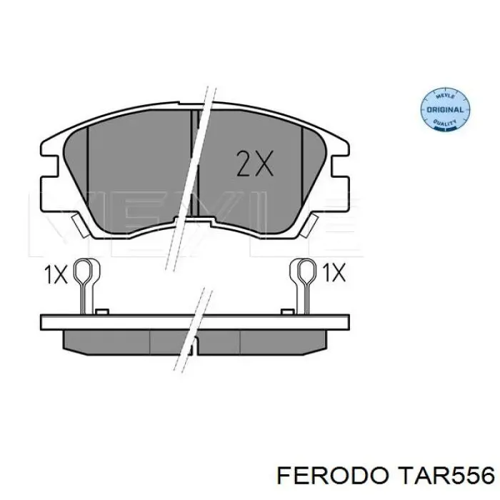 TAR556 Ferodo Передні гальмівні колодки