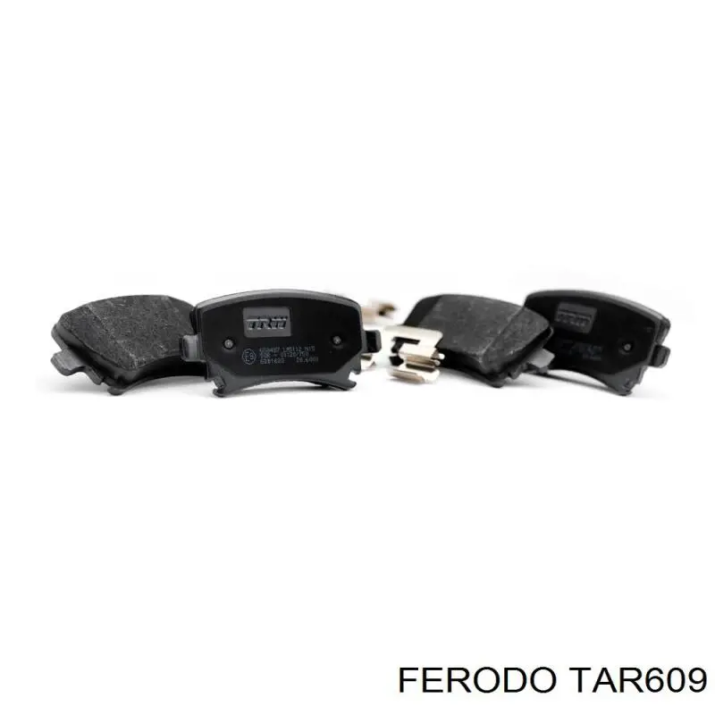 TAR609 Ferodo Колодки гальмівні задні, дискові