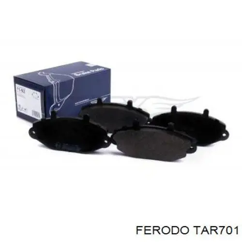 TAR701 Ferodo колодки гальмівні передні, дискові