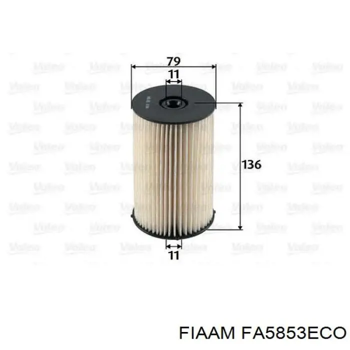 FA5853ECO Coopers FIAAM фільтр паливний