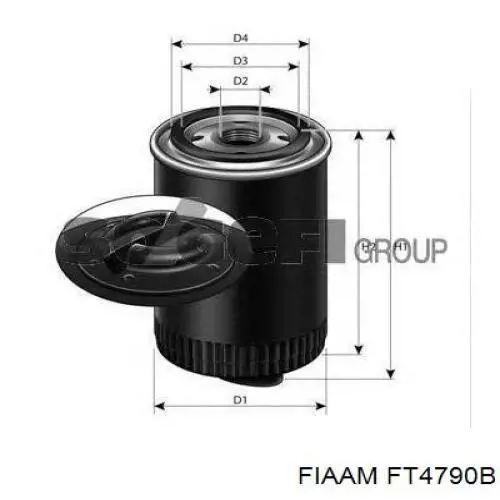 FT4790B Coopers FIAAM фільтр масляний