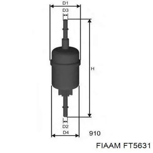 FT5631 Coopers FIAAM фільтр паливний