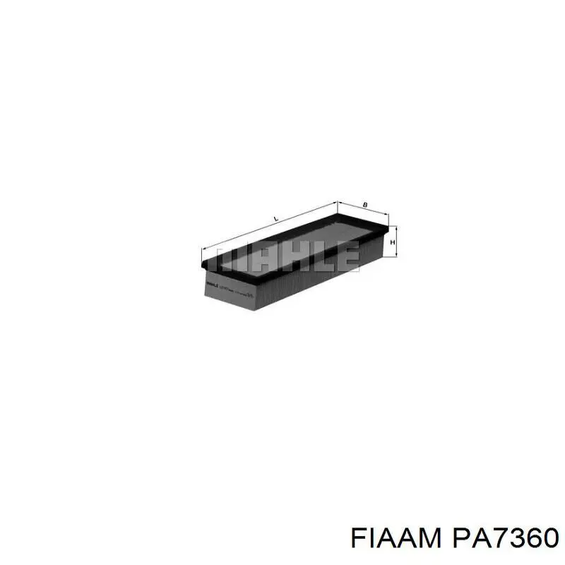 PA7360 Coopers FIAAM фільтр повітряний