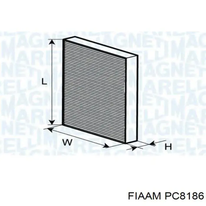 PC8186 Coopers FIAAM фільтр салону