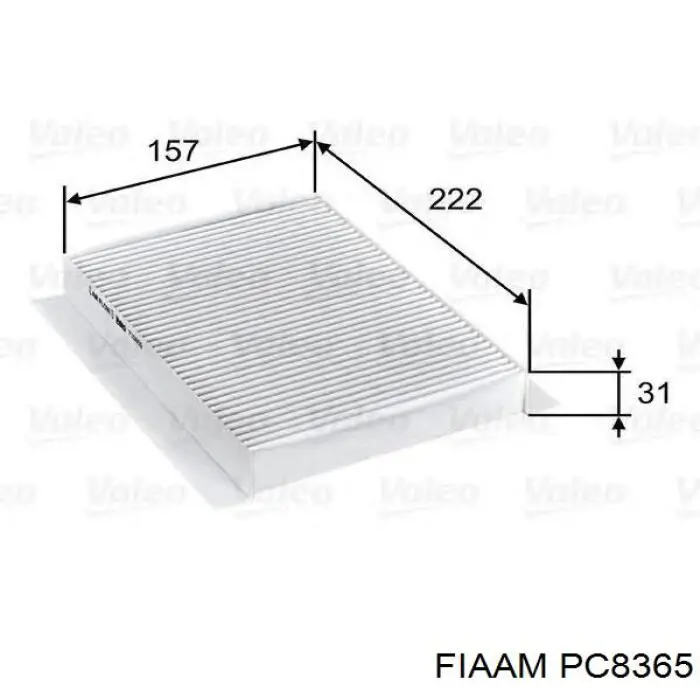 PC8365 Coopers FIAAM фільтр салону