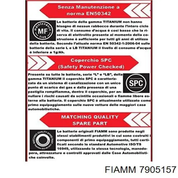 7905157 Fiamm 