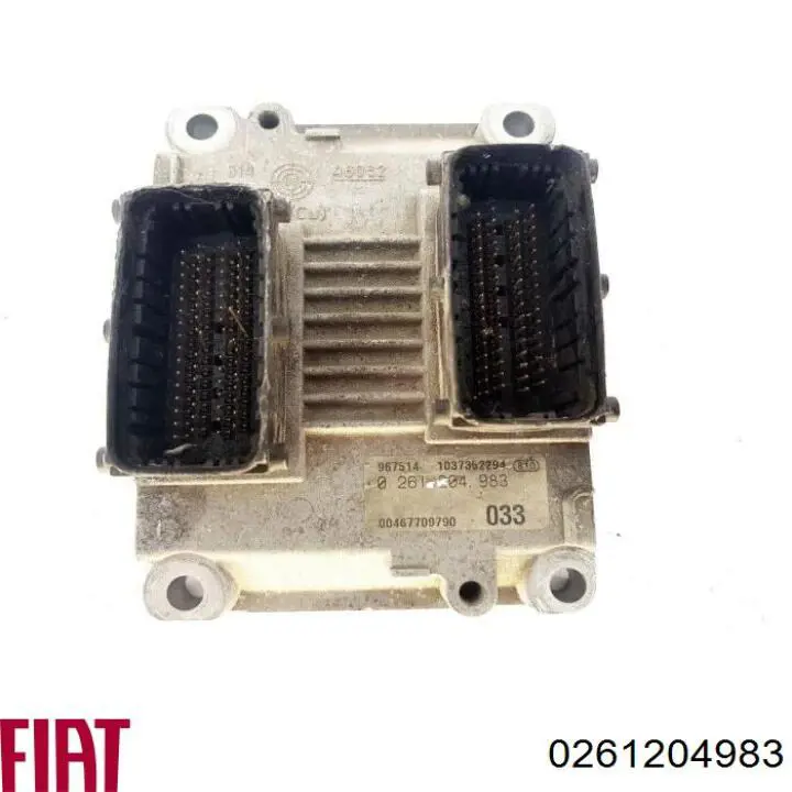 Електронний блок керування двигуном 0261204983 Fiat/Alfa/Lancia