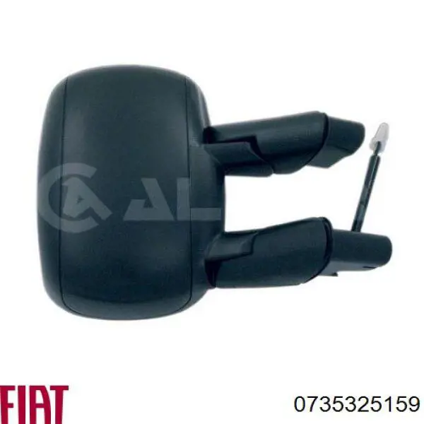 Ліве бічне дзеркало Fiat/Alfa/Lancia 0735325159 ціна, від 38.06 USD