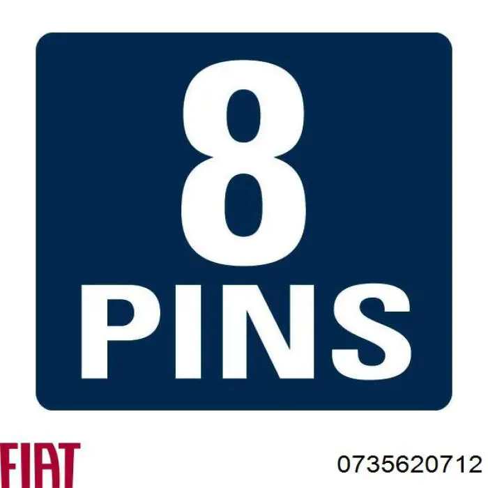 Дзеркало праве 0735620712 Fiat/Alfa/Lancia