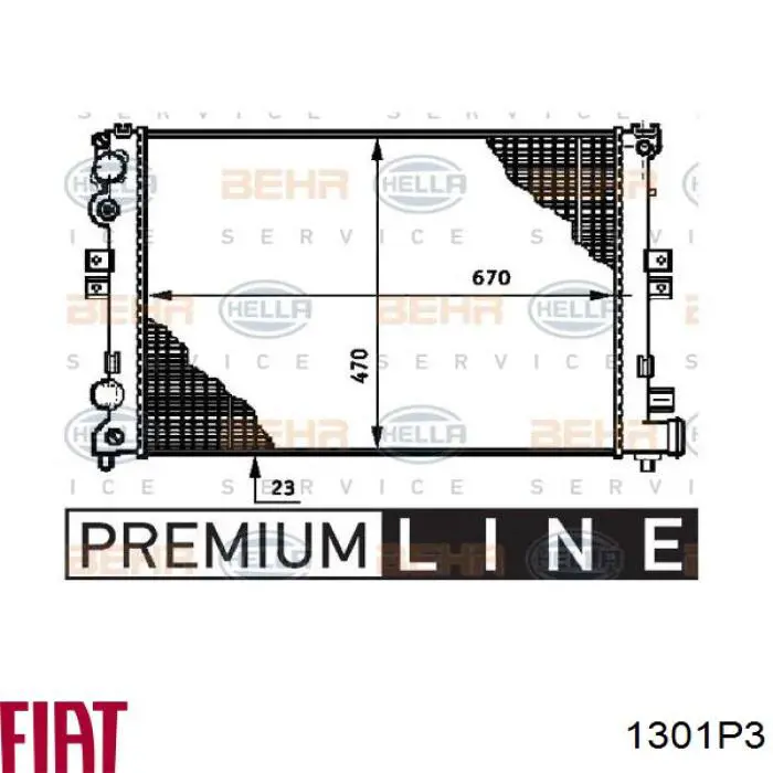  1301P3 Fiat/Alfa/Lancia