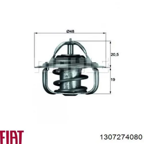 1307274080 Fiat/Alfa/Lancia Авто термостат