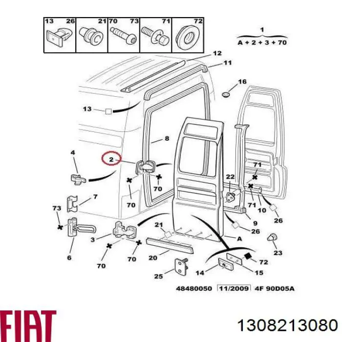 1308213080 Fiat/Alfa/Lancia 