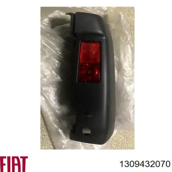 1309432070 Fiat/Alfa/Lancia Бампер задній, ліва частина