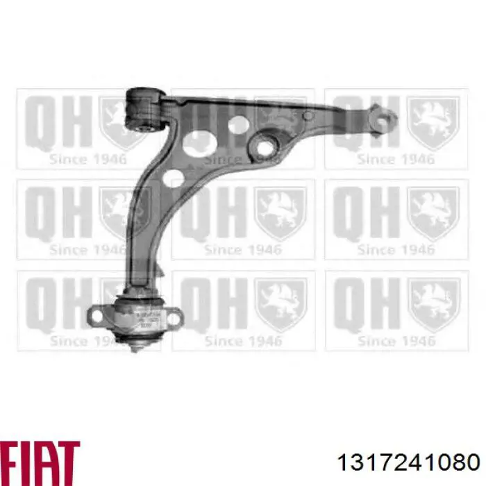 1317241080 Fiat/Alfa/Lancia Важіль передньої підвіски нижній, правий