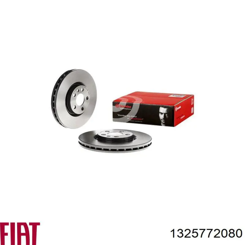 Диск переднього гальма Fiat/Alfa/Lancia 1325772080 ціна, від 40.45 USD