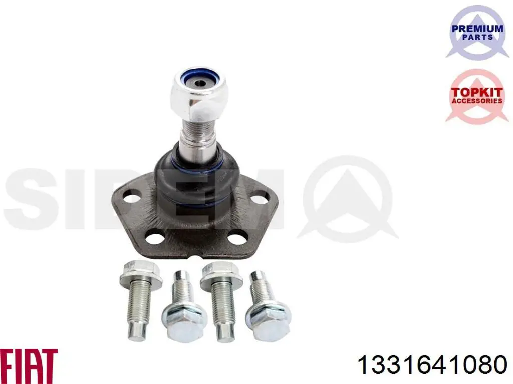 Кульова опора, нижня Fiat/Alfa/Lancia 1331641080 ціна, від 10.87 USD