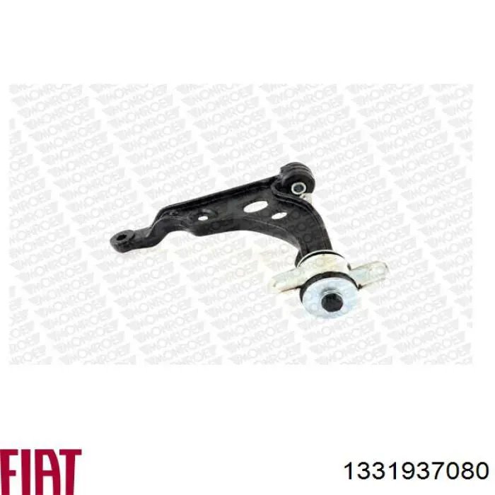 Важіль передньої підвіски нижній, лівий 1331937080 Fiat/Alfa/Lancia